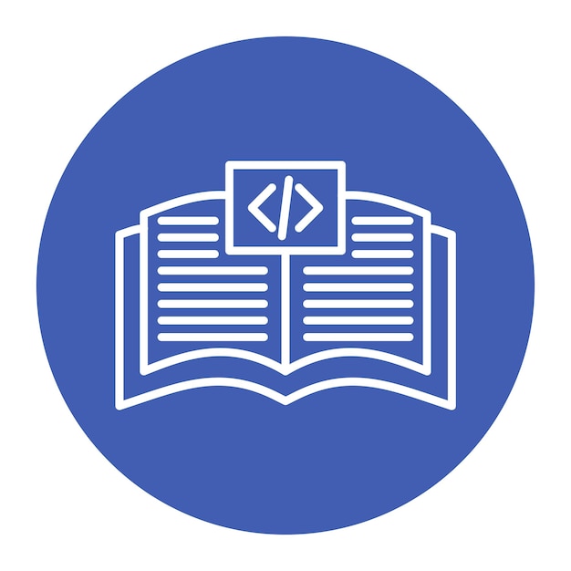 Learn To Code vector icon Can be used for No Code iconset