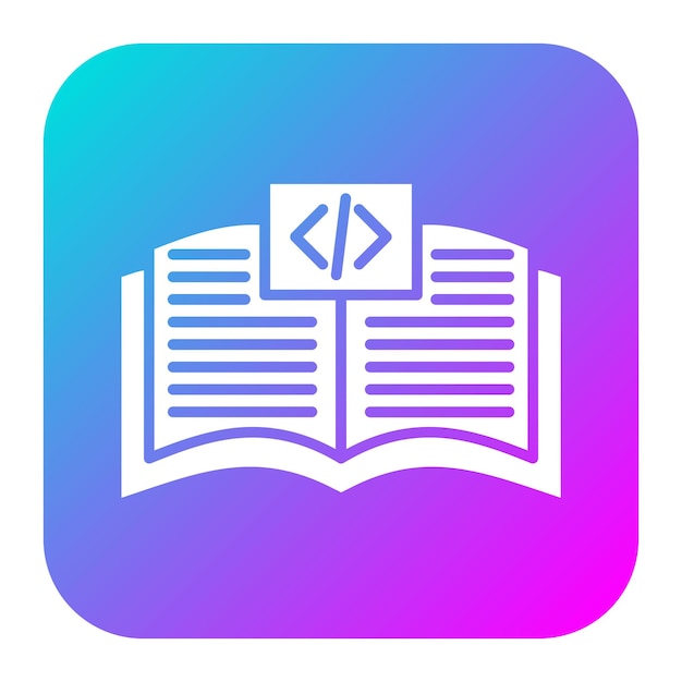 Learn To Code vector icon Can be used for No Code iconset