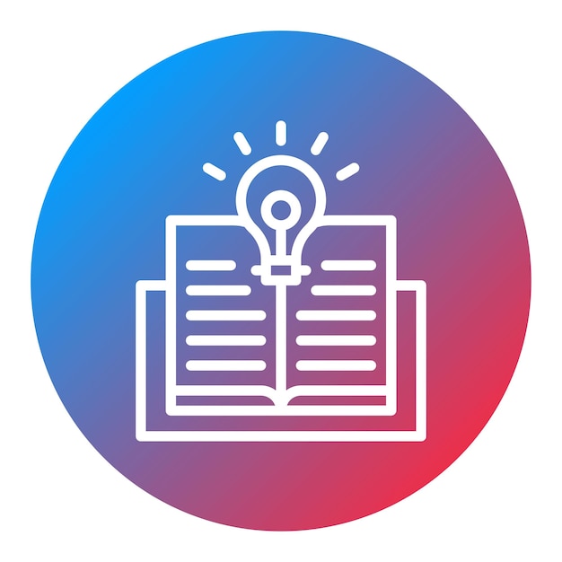learning icon vector image can be used for core values