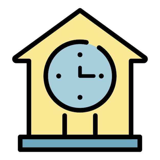 lease new house icon outline lease new house vector icon color flat isolated