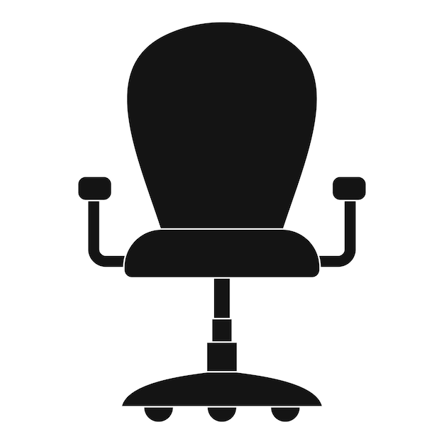 Leather armchair icon Simple illustration of leather armchair vector icon for web