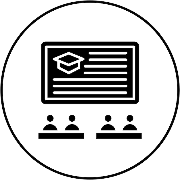 Lecture icon vector image Can be used for School