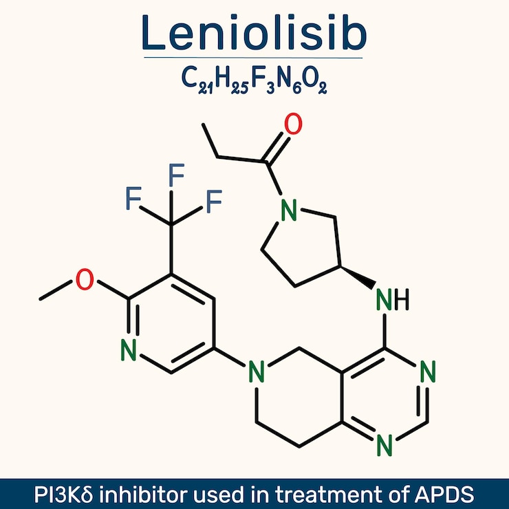Vektör leniolisib molecule pi3k delta inhibitor used for treatment of apds immunodeficiency