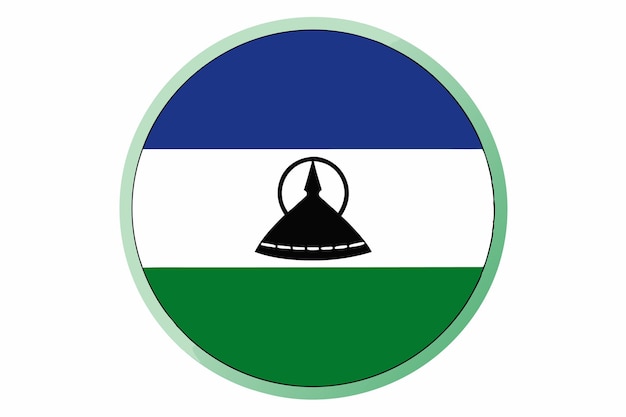 lesotho country flag