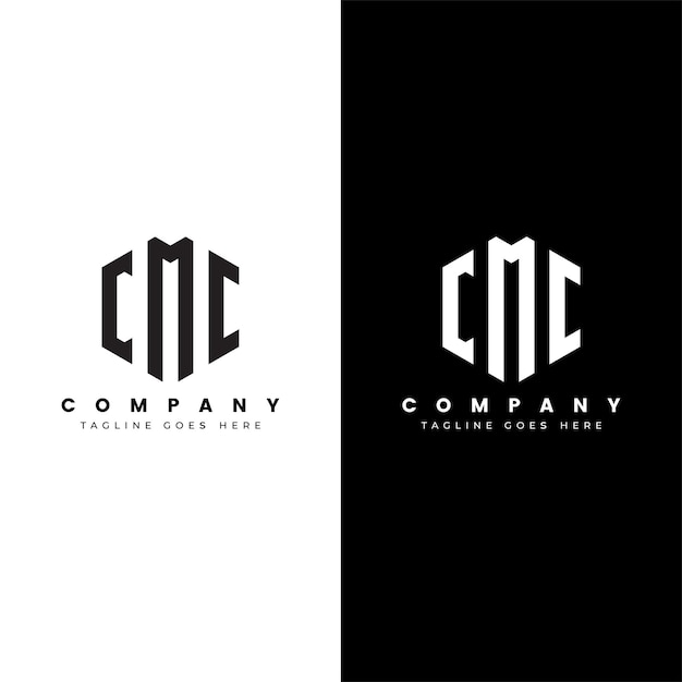 letter cmc logo tempalte