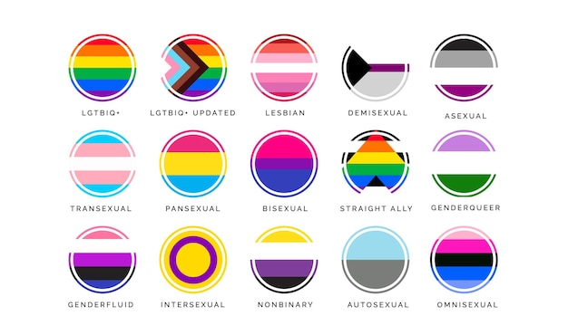 LGBTQ Pride Flags A Collection of Sexual Orientation and Gender Identity Symbols