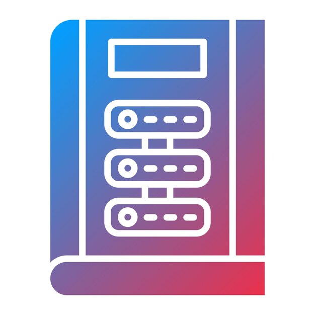 library database icon vector image can be used for library
