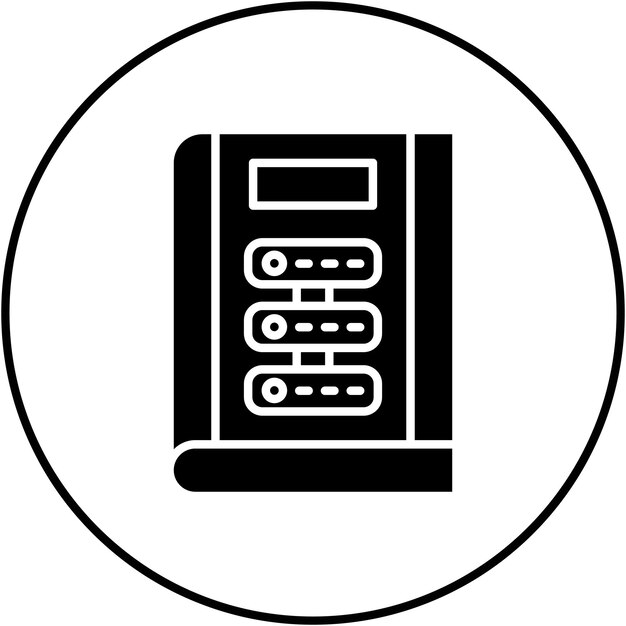 Library Database icon vector image Can be used for Library