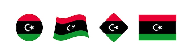 Libya Flag Variations
