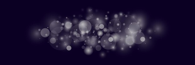 light abstract glowing bokeh lights light bokeh effect isolated on transparent background