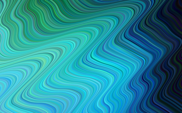 Light Blue Green vector pattern with lava shapes
