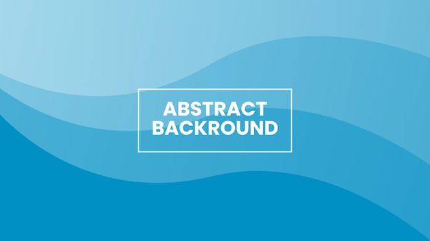 Light Blue shades wavy background Premium Vector