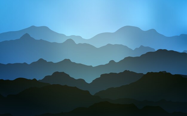 Light BLUE vector pattern with bubble shapes