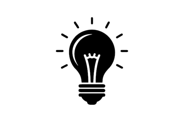 Light Bulb bundle silhouette vector illustration Light Bulb bundle silhouette Bundle