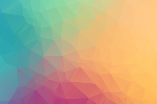 light colorful polygonal crystal background multicolor polygon design pattern