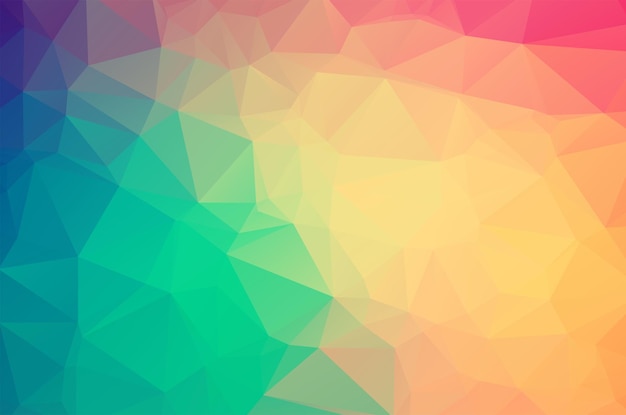 light colorful polygonal crystal background multicolor polygon design pattern