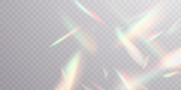 light effect and zigzag ribbon falling from above on a beam of light tinsel vector