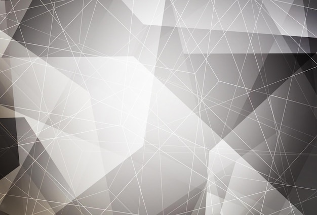 light gray vector pattern with polygonal style