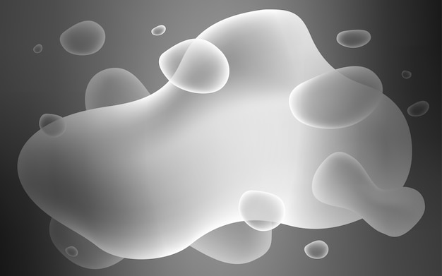light gray vector template with bent lines