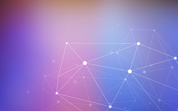 Light Multicolor vector background with bubbles
