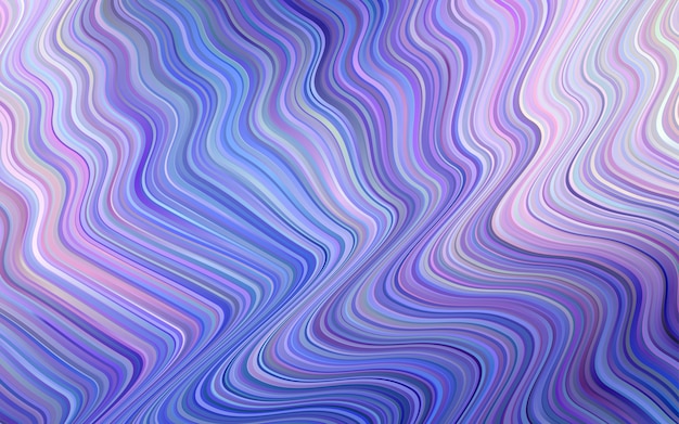 Light Pink Blue vector template with bent lines