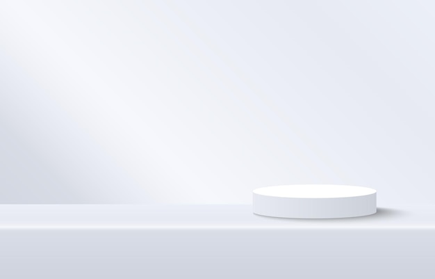Light realistic 3D podium