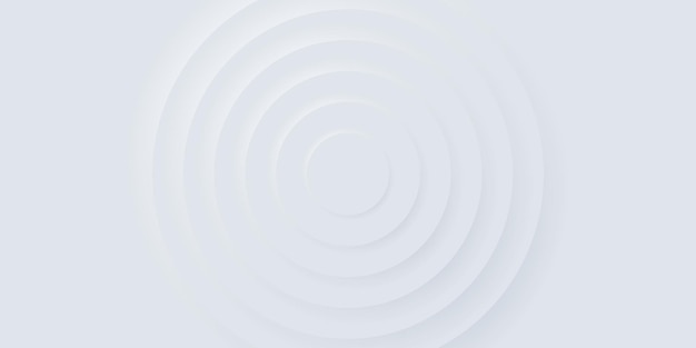 Light Round Texture Pattern Circular White Gray Background in Neumorphism Style Minimal Neomorphism