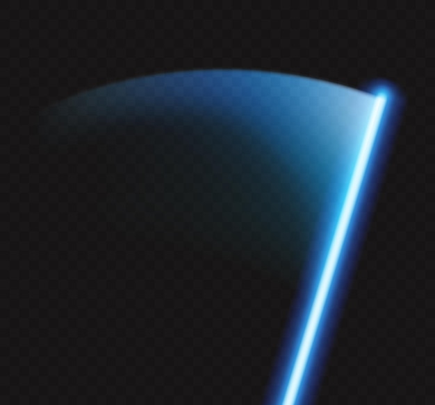 light sword motion effect glow saber blue trail