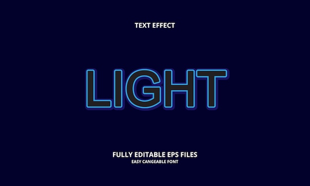 light text effect