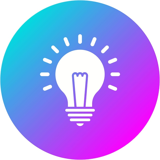 lightbulb vector icon can be used for computer and hardware iconset