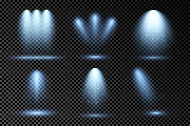 lighting with spotlight illumination effects