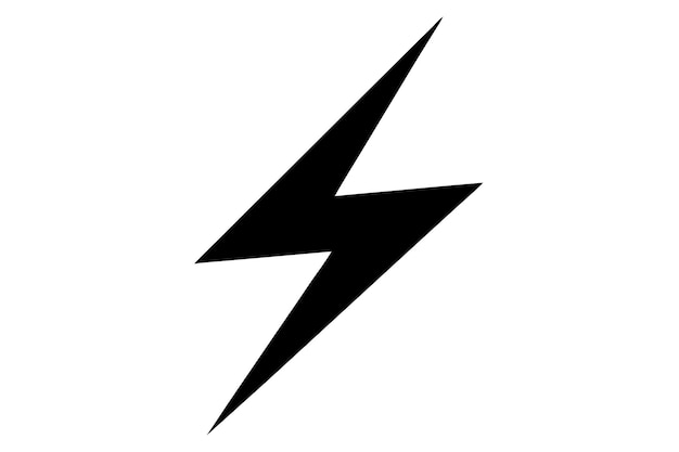 lightning bolt icon design vector template