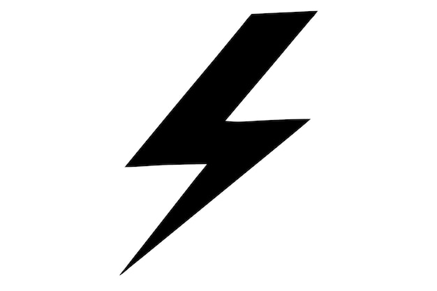 lightning bolt icon design vector template