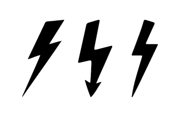 lightning icoLightning icon Lightning symbol Lightning signn