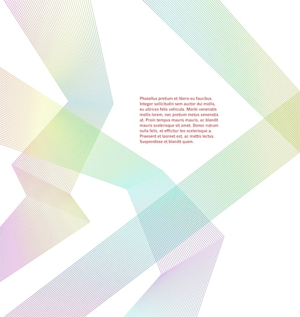 Line Design element many parallel lines poligonal form02