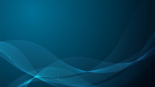 line geometric abstract Curves twisted into waves