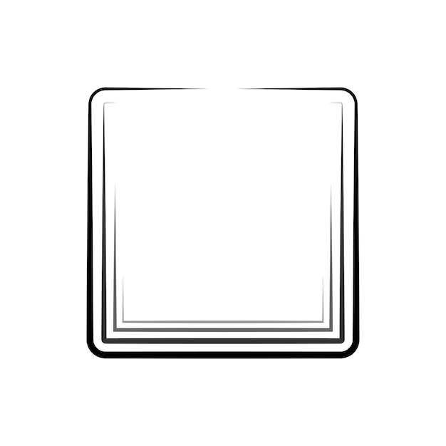 line stylized border frame background
