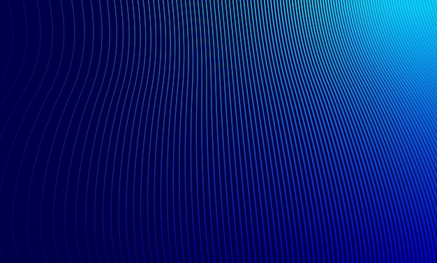Linear abstract background vector design 3D lines in perspective curve and wave lines in motion smooth and soft backdrop