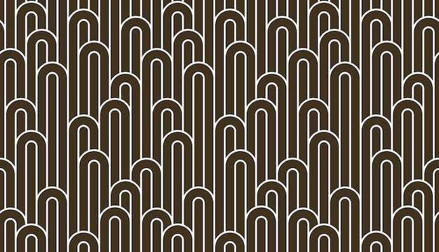 Linear seamless background with twisted lines, vector abstract geometric pattern, stripy weaving, optical maze, web network.