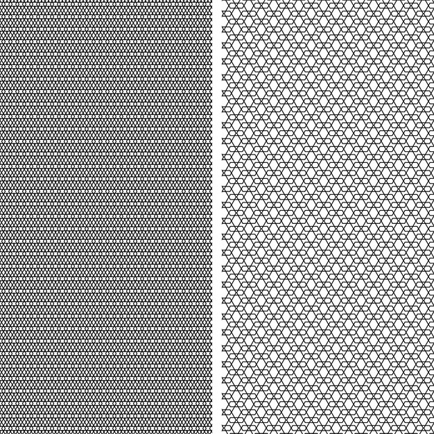 Liner black and white flat abstract pattern background
