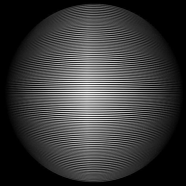 Lines constructed sphere .Vector  .Technology sphere Logo .