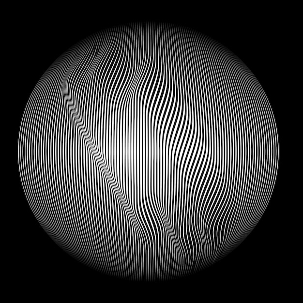 lines constructed transparent sphere .vector  .technology sphere logo . design elements