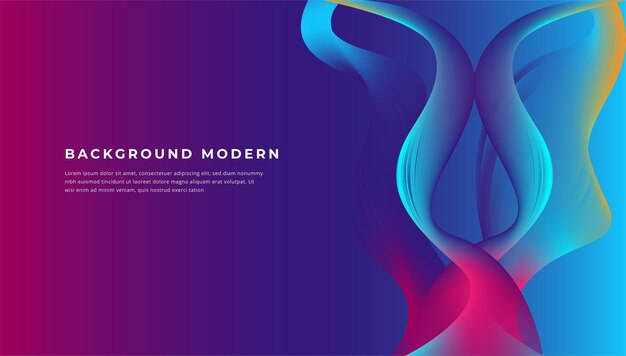 liquid abstract background with blue and gradient element