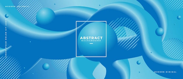 Liquid abstract fluid gradient shapes background 