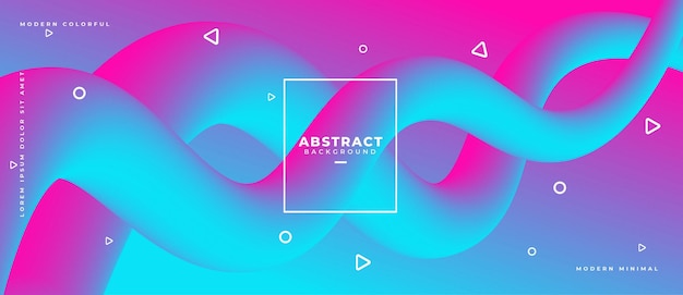Liquid abstract fluid gradient shapes background