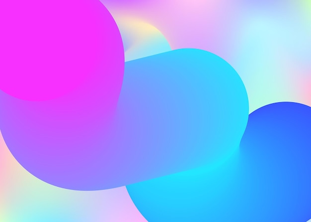 Liquid elements background with dynamic shapes and fluid