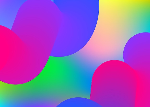 Liquid fluid background with dynamic elements and shapes