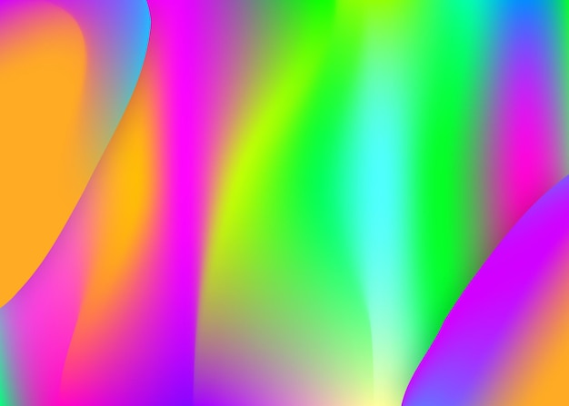 liquid fluid. holographic 3d backdrop with modern trendy blend. circle report, banner layout. vivid gradient mesh. liquid fluid background with dynamic elements and shapes.