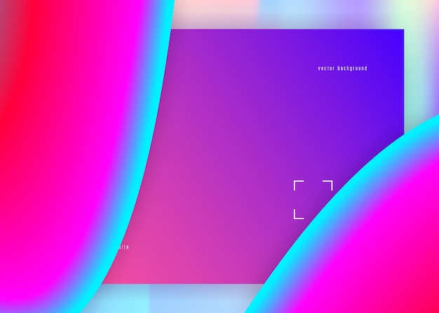 liquid fluid neon banner app layout vivid gradient mesh holographic 3d backdrop with modern trendy blend liquid fluid with dynamic elements and shapes landing page
