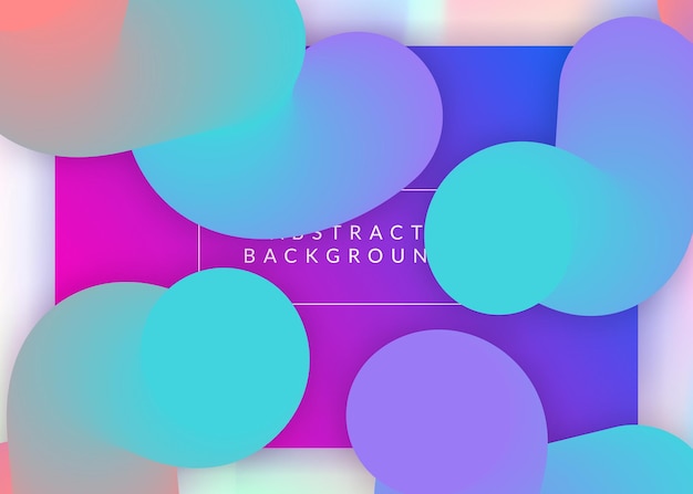 Liquid fluid with dynamic elements and shapes Landing page